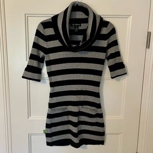 Black/Silver Knit Top